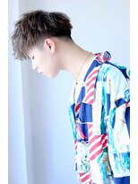 ソイクフ(SOY KUFU)&nbsp;MEN'SHAIRマッシュパーマアッシュブラック
