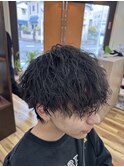刈らない重めマッシュ×ツイスパ