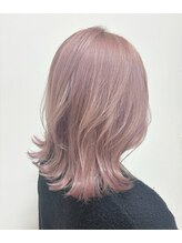 ネオヘアーバイヘアーシーク(neo hair by hair chic) ホワイトピンク！