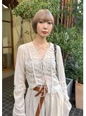 透明感ハイトーンショート