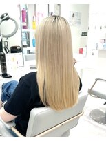 アッシュ 横浜西口店(Ash)&nbsp;ブリーチ毛でも大丈夫！酸性縮毛矯正でサラサラに