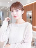 韓国風レイヤーカット髪質改善ダブルカラー透明感カラー