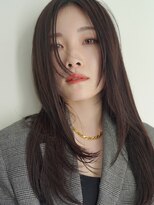 ケーツー心斎橋 クイーンズガーデン バイ ケーツー(K two QUEEN'S GARDEN by K two) フェイスレイヤー*顔周りレイヤー*暗髪*ロングヘア*髪質改善