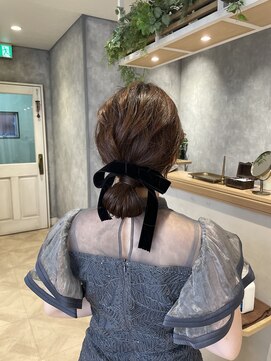 ラボヌールヘアー オリビエ 北千住店(La Bonheur hair Olivier) ヘアセット／お呼ばれヘア【吉田 愛里】