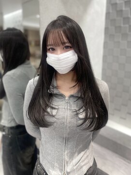 ジーナ 名駅(XENA.) レイヤーカット/顔周りカット/ハイレイヤー/グレージュ