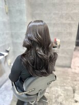 アクション 心斎橋店(ACTION)&nbsp;20代30代レイヤーカット　顔まわりカット　韓国ヘア　髪質改善