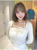 乾かしただけでまとまる内巻きボブ 長め 結べるボブ 顔周り