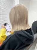 !ケアブリーチミルクティーベージュカラー金髪ブロンド#原宿