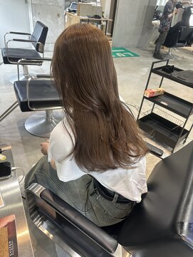 ラック(LUCK) ベージュ/船橋/くすみベージュ/細めハイライト