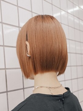 ガーデン 渋谷(GARDEN) ボブ　外ハネボブ　くびれヘア　切りっぱなしボブ　暗めカラー