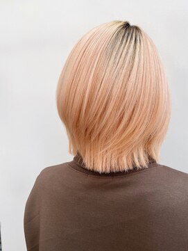 ネウィ 調布(newi) ハイトーンボブ/ブリーチ/髪質改善