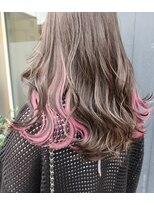 美容師 久保浦 インナーグラデーション
