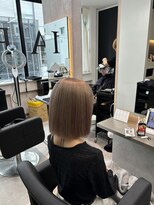 ラピス 福岡天神店(Lapis)&nbsp;ブリーチ/ブリーチカラー/ミルクティーベージュ