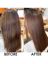 モーブ(MAUVE) 髪質改善【美髪矯正】ビフォー・アフター