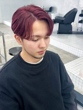 スーパーシーン(SUPER SCENE) MEN’S HAIR/サーフカール/刈り上げセンターパート/宜野湾