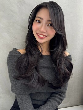 ソヨン 栄店(SOYON) 似合わせカット/ミディアムレイヤーカット/大人ガーリー/くせ毛