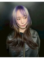 ヌル 原宿店(Null) オーダーメイド/ケアブリーチカラー/セクションカラー/姫ウルフ