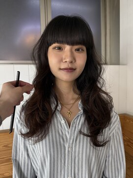 ヘア フラッグ 西葛西店(hair flag) ワイドバング×ハッシュカット