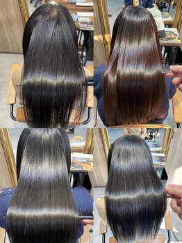 フローライト 廿日市(Fluorite)の写真/【東京の某有名美容師が監修】自分へのご褒美ケア★"メテオGLトリートメント"で圧倒的な艶×しなやかさへ