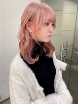 ネハス 栄(nehus.) ブリーチ/クラゲヘアー/小顔に見せるヘア/ココアベージュ