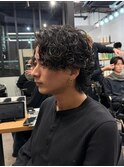 サーフカール メンズパーマ スペインカール メンズカラー