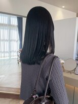 ファルファラ(farfara) 【farfara】艶髪ダークグレージュ/ストレート/せミディ