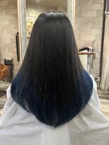 ハコ(H.A.Co) ブルーのグラデーションカラーです。