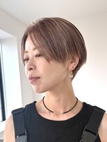 ナループロア ハチ(Nalu pu loa hachi)&nbsp;ミルクティーブラウン/大人ハイトーン/ショートボブ
