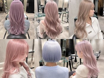 サンティエ(scintiller)の写真/学生から圧倒的人気☆ブリーチ・ダブルカラーで叶える憧れのハイトーン♪お得なクーポンも◎ダブルカラー