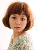 お手入れ簡単なシンプルボブ