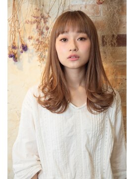 ヘア ラボ ニコ 藤沢店(hair Labo nico...) 外はねロング