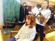 ～お仕上げ～　乾かし方からブローやアイロン、ヘアアレンジの仕方まで丁寧にお伝えします♪
