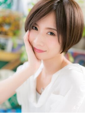 カバーヘア イヴ 戸頭店(COVER HAIR EVE) ★ローライト☆アシンメトリー小顔前下がりボブ30代40代50代★6!