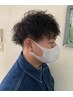 【men's限定】カット+パーマ＋スタイリングレクチャー　￥8500