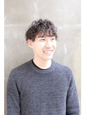 ツーブロック×スパイラルデザインカール