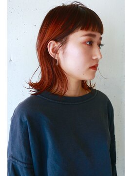 コンビネーション(combination) おんまゆワイドバング　カシスオレンジ　透明感似合わせカラー02
