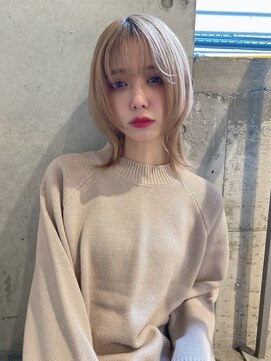 ルービック 豊中(Rubik's) カット＋ブリーチ/ハイトーンウルフ