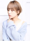 大人可愛い小顔ツヤ髪くびれショートショートボブ前髪ありA5