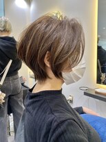 バンプ ギンザ(BUMP GINZA)&nbsp;くびれショート/マロンブラウン/大人ショートボブ／山口