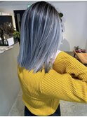 透け感&透明感すごい！透き通った海！_ocean ash balayage_