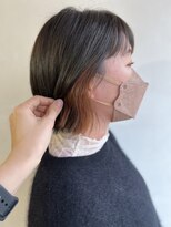 ラトリエコンタン(L´atelier Content)&nbsp;大人かわいいイヤリングカラー×外ハネボブ