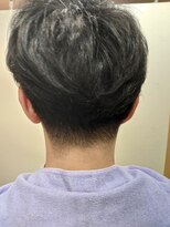 ヘアーカットデザインサロン スマッシュ 田町店(Hair cut design salon Smash)&nbsp;爽やかショートマッシュ ツーブロック ビジネス 学生 黒髪　束感
