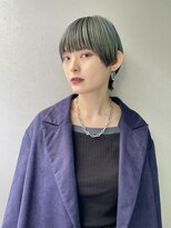 シアー(sheer)&nbsp;《sheer/内城》#マッシュショート #ブリーチカラー