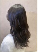 外巻きロング