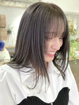 ディッセンバー 渋谷(December) 【December】今大人気のブリーチなし透明感グレージュカラー◎