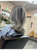 外国人風バレイヤージュ