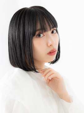 ドクターズ サロン ラブ(Dr's Salon LAB) 髪質改善イヤリングカラー艶ナチュラルボブc古河20代30代40代