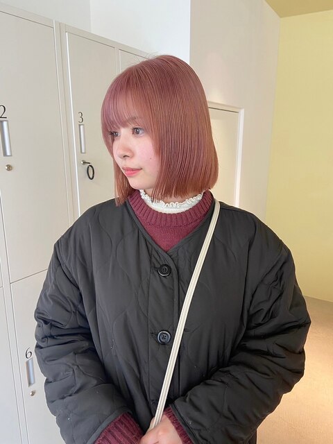【Special OSAKA】髪質改善チェリーレッドカラー