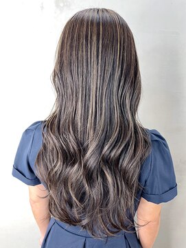 アイティーバイアルバム 八王子店(IT by ALBUM) カーキベージュグレージュカラーレイヤーロング_ba483341