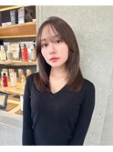 ケラスターゼ レイヤーカット ケアブリーチ ダブルカラー ボブ